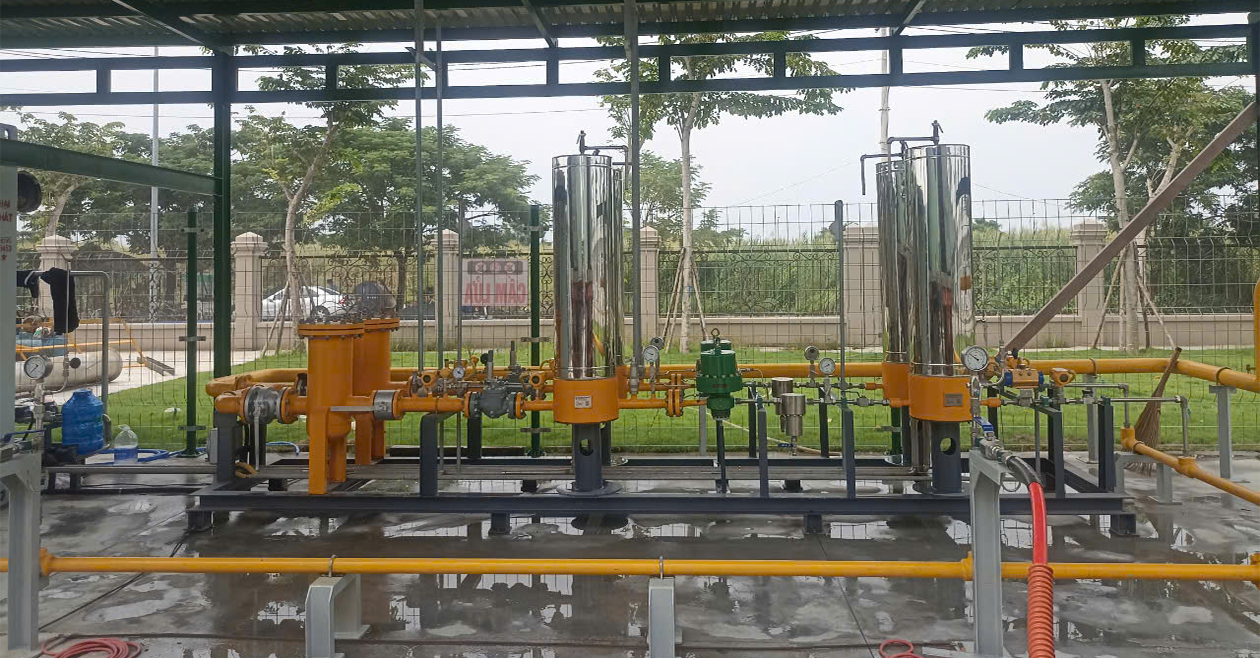 HỆ THỐNG GIẢM ÁP KHÍ CNG CÔNG SUẤT 2000 NM3/HOUR
