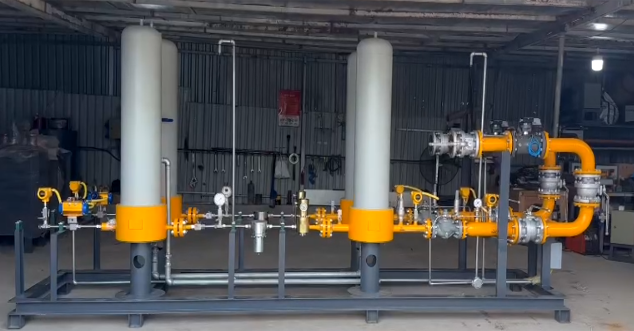 HỆ THỐNG GIẢM ÁP KHÍ CNG CÔNG SUẤT 1000 NM3/HOUR